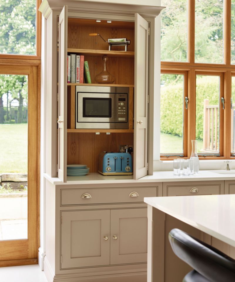 Appliance garages for toasters and mixers