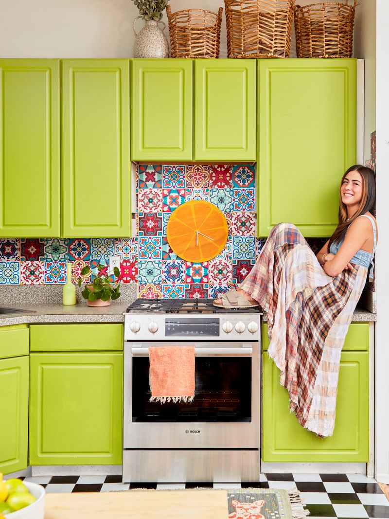 Neon Green Cabinets