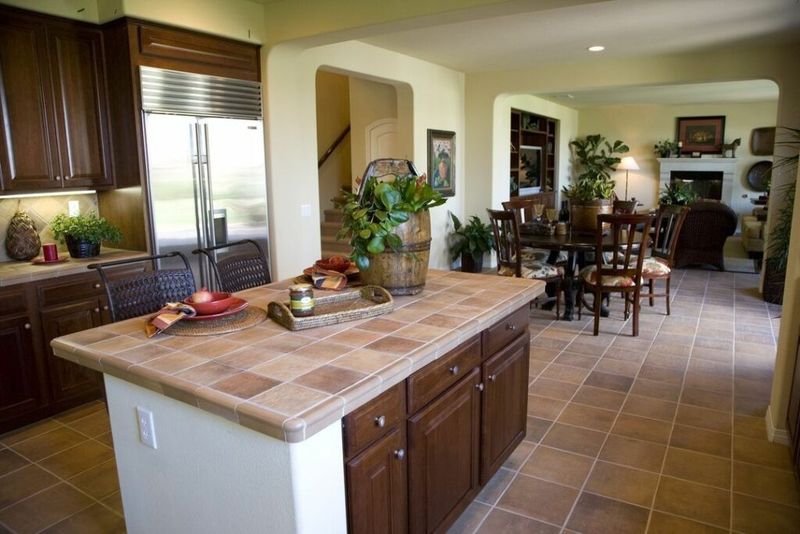 Tiled Accent Countertop