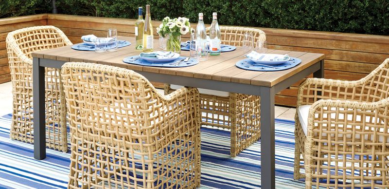 Wicker Outdoor Dining Chairs
