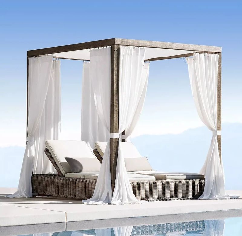 Fabric Canopy Retreat Bed