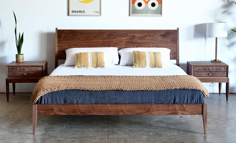 Solid Cherry Or Walnut Bedroom Sets