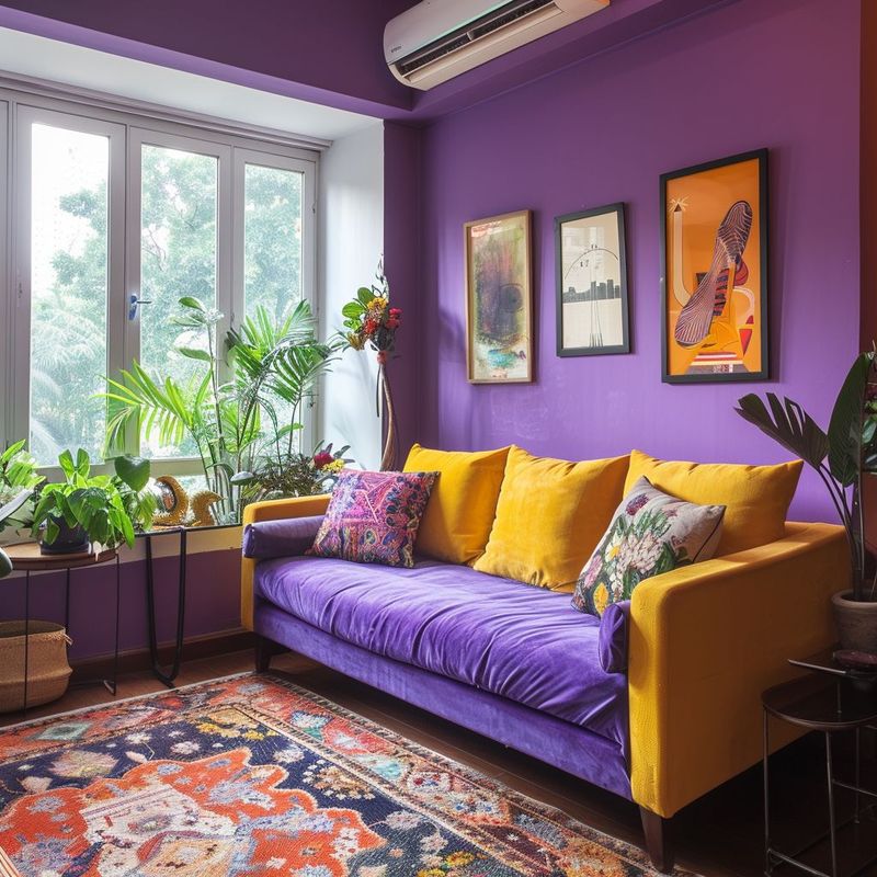 Purple And Yellow