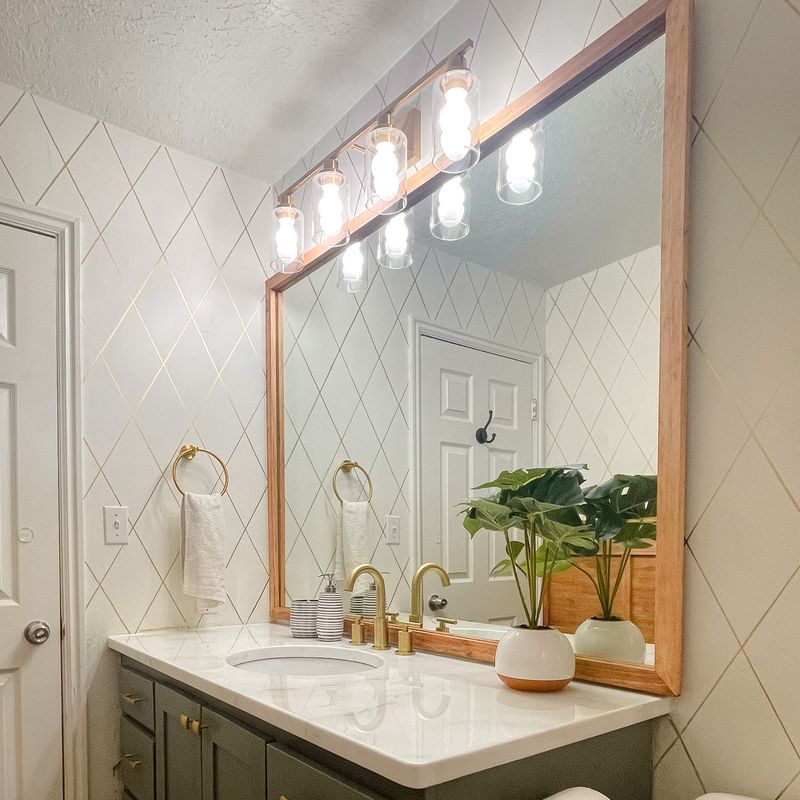 Frame Your Builder-Grade Mirror