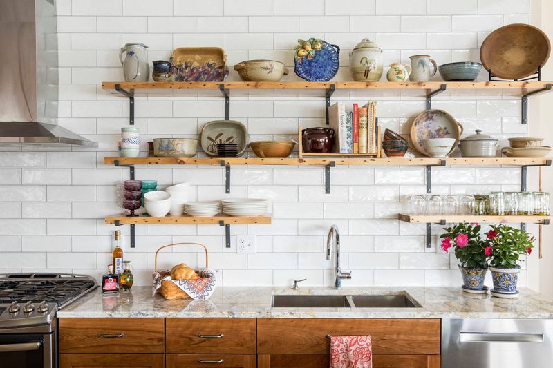 Ditch: Open shelving everywhere