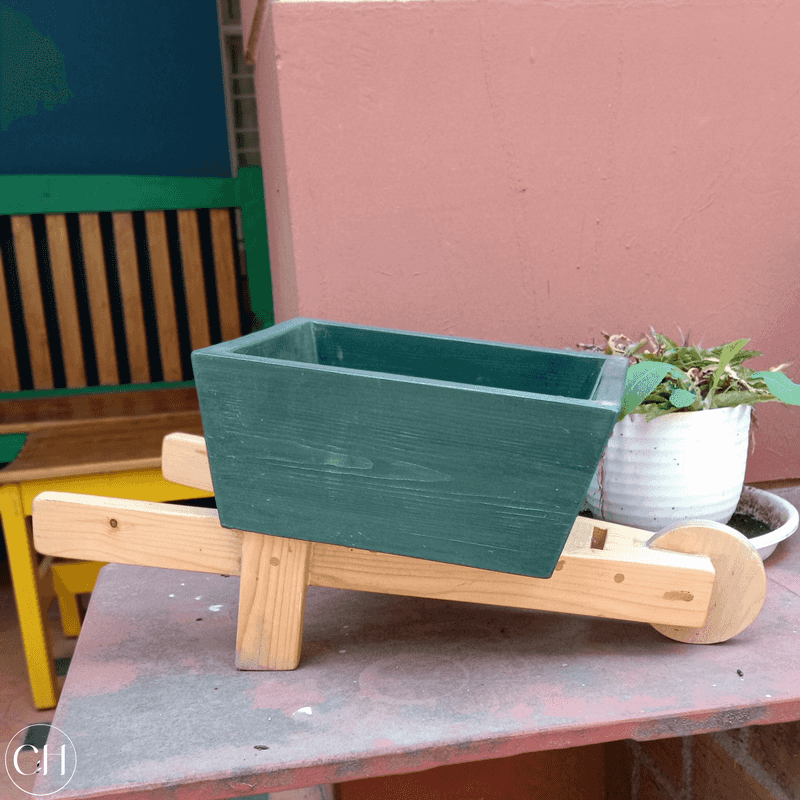 Make a Wheelbarrow Planter from a Dresser Drawer