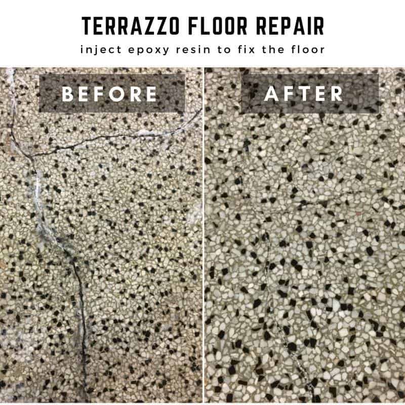 Repairing Damaged Terrazzo