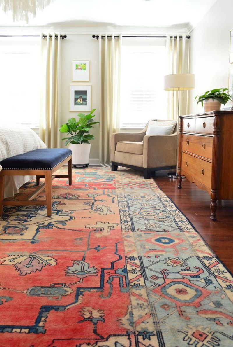 Vintage rugs found after months of scouring markets