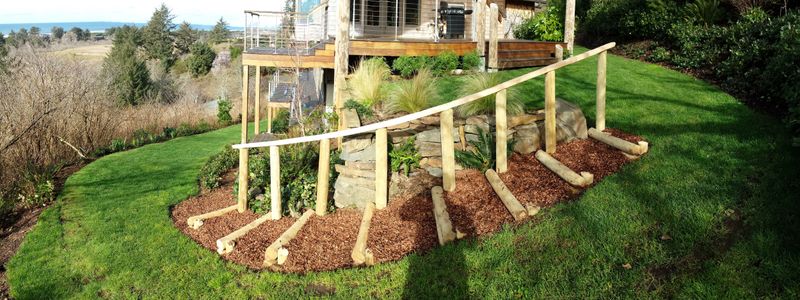 Bamboo And Gravel Zen Steps
