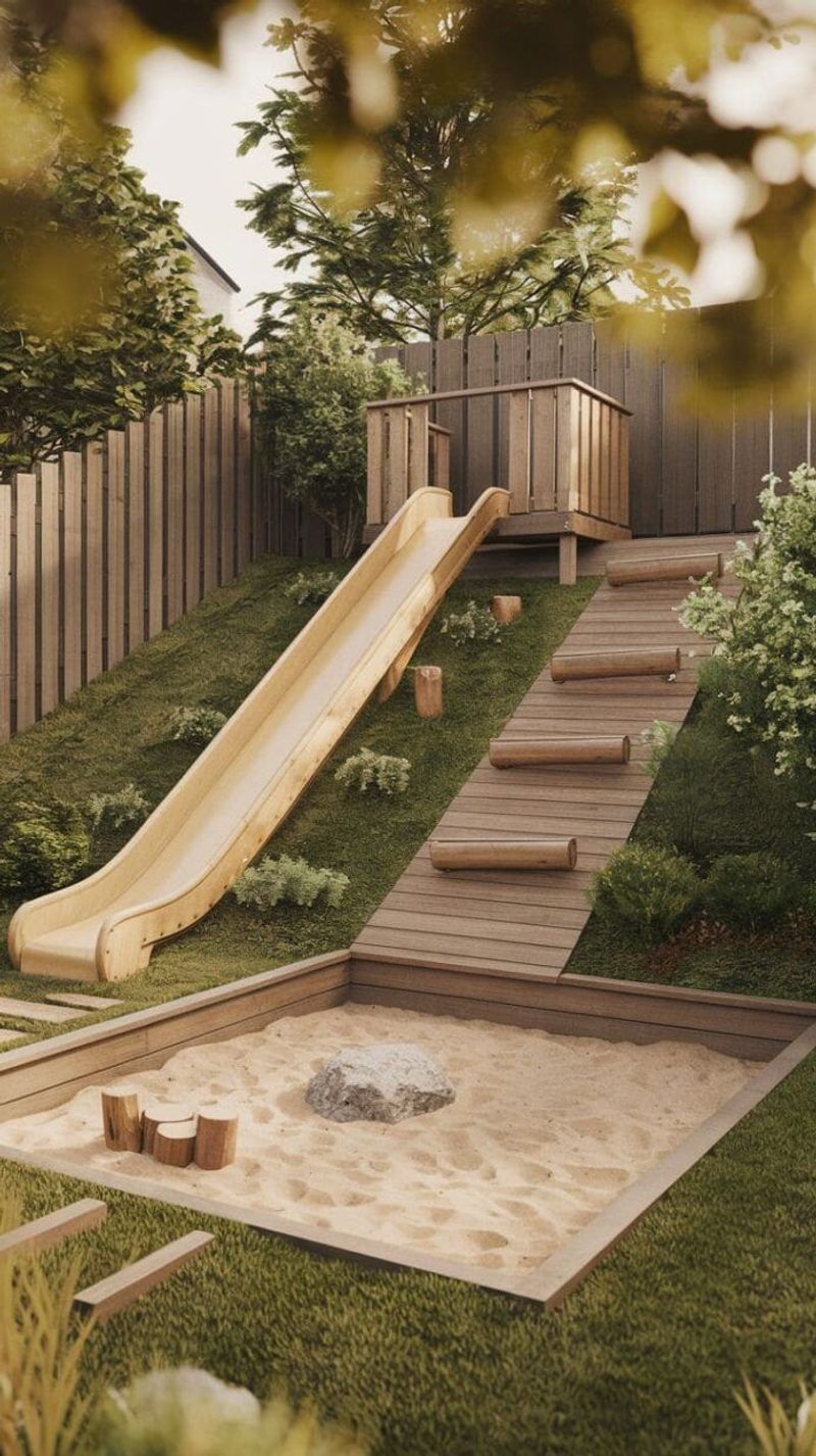 Hillside Slide For Kids