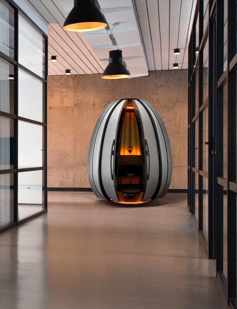 Built-In Meditation Pods