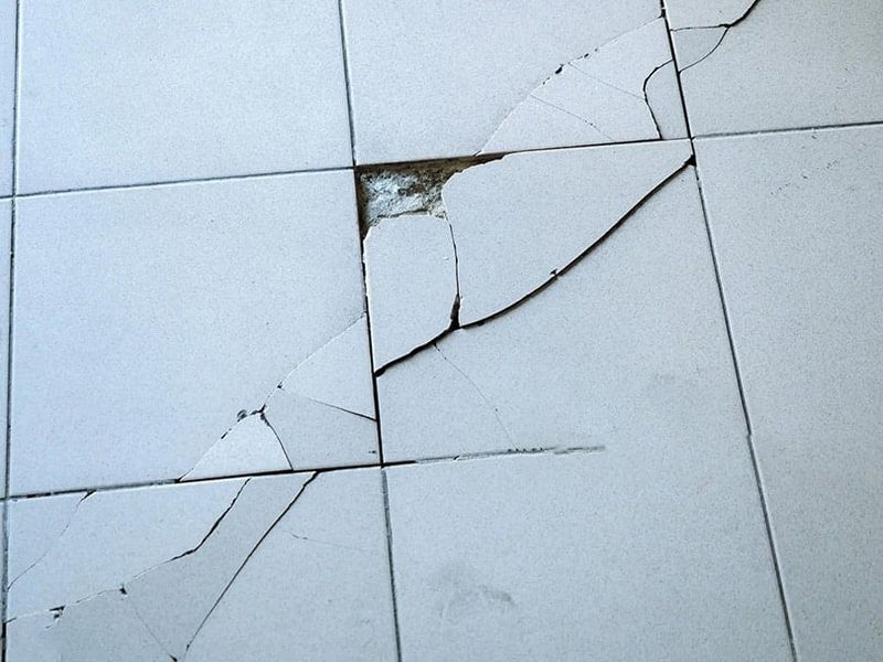 Tiles Can Crack Or Chip