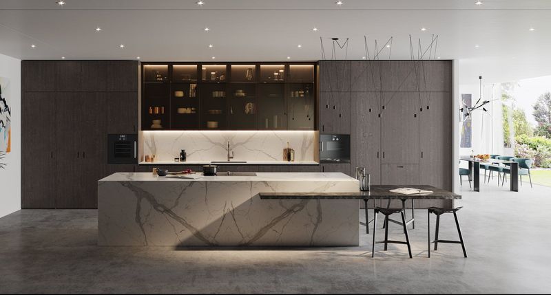 Sculptural Kitchen Islands