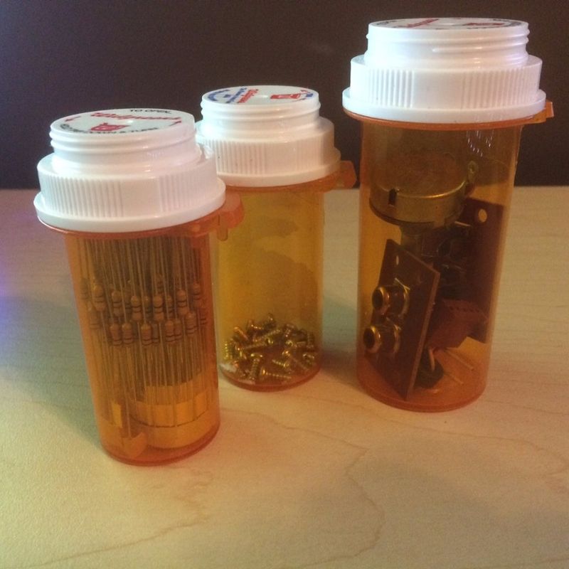 Pill Bottles For Small Item Storage