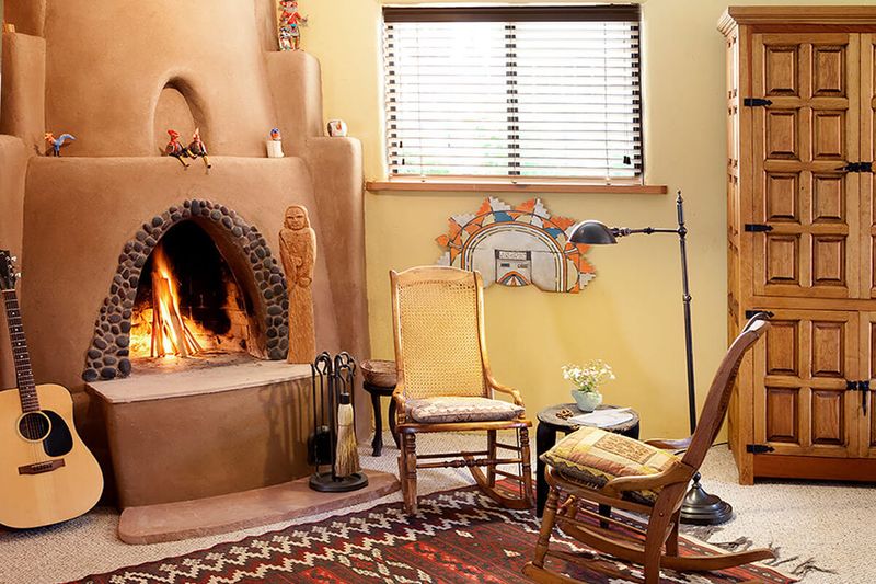 Native American Southwestern Adobe Room