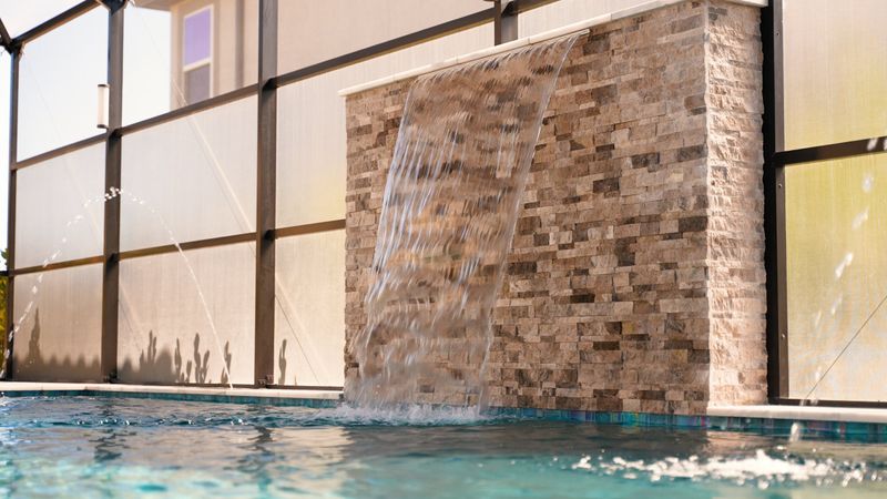 Pool with Waterfall Feature