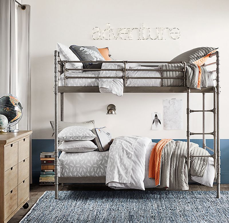 Industrial Pipe Bunk Bed