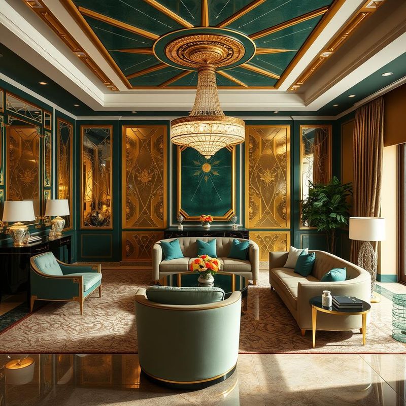 Art Deco Glamour Scene