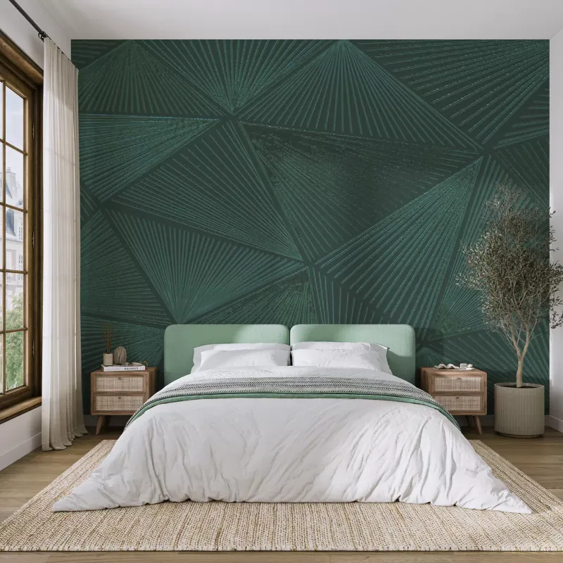 Art Deco Teal Luxury