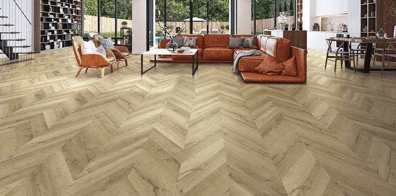 Chevron Pattern Flooring