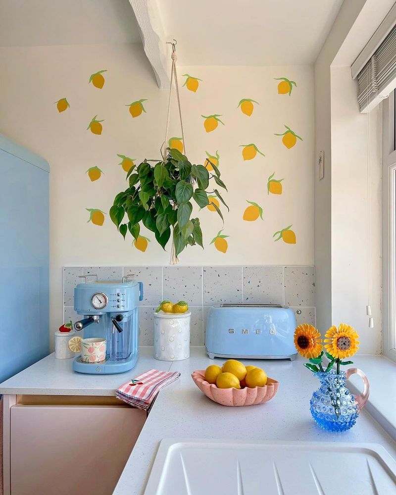 Design A Colorful Coffee Or Beverage Station
