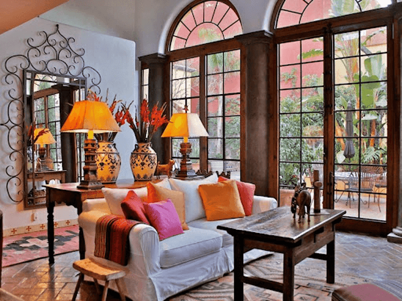 Wrought Iron Accent Features