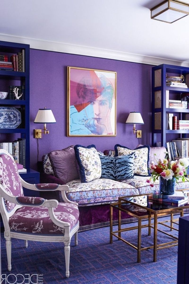 Luxurious Purple Reading Nooks