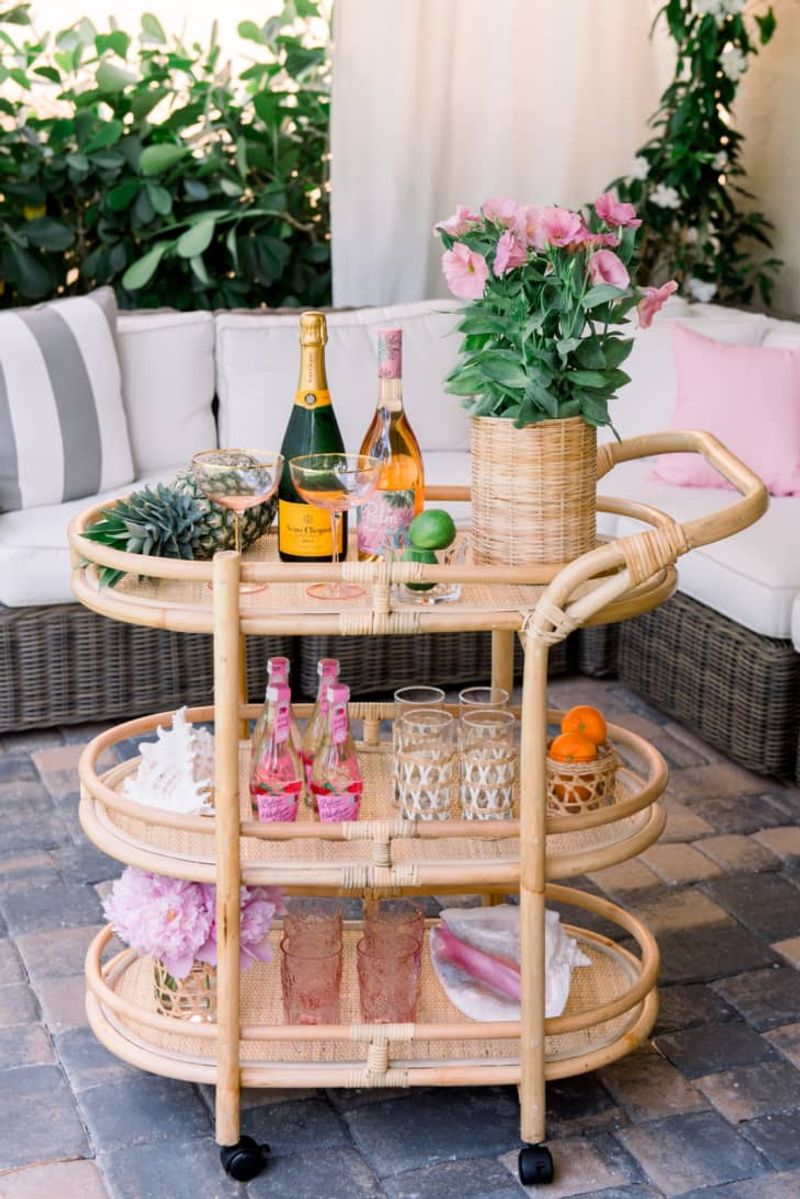 Create A Mini Bar Cart For Entertaining