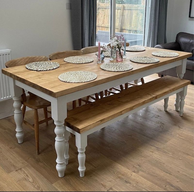 Harvest Tables with Bench Seating
