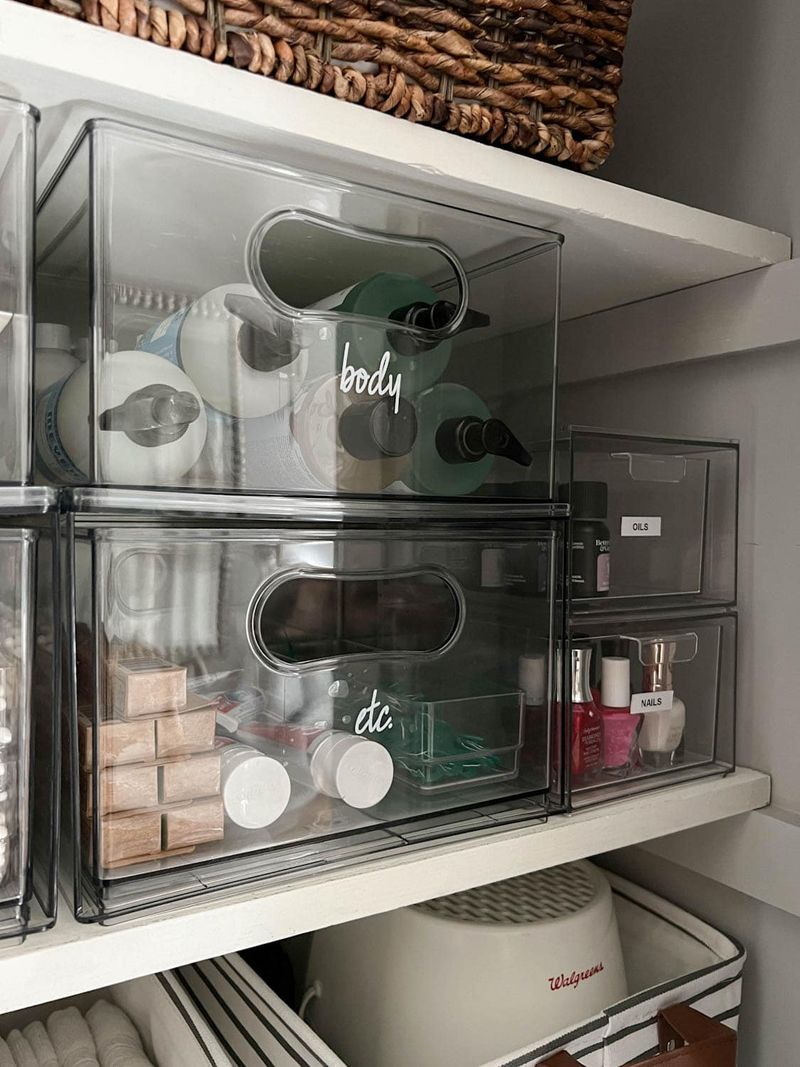 Clear Stackable Containers