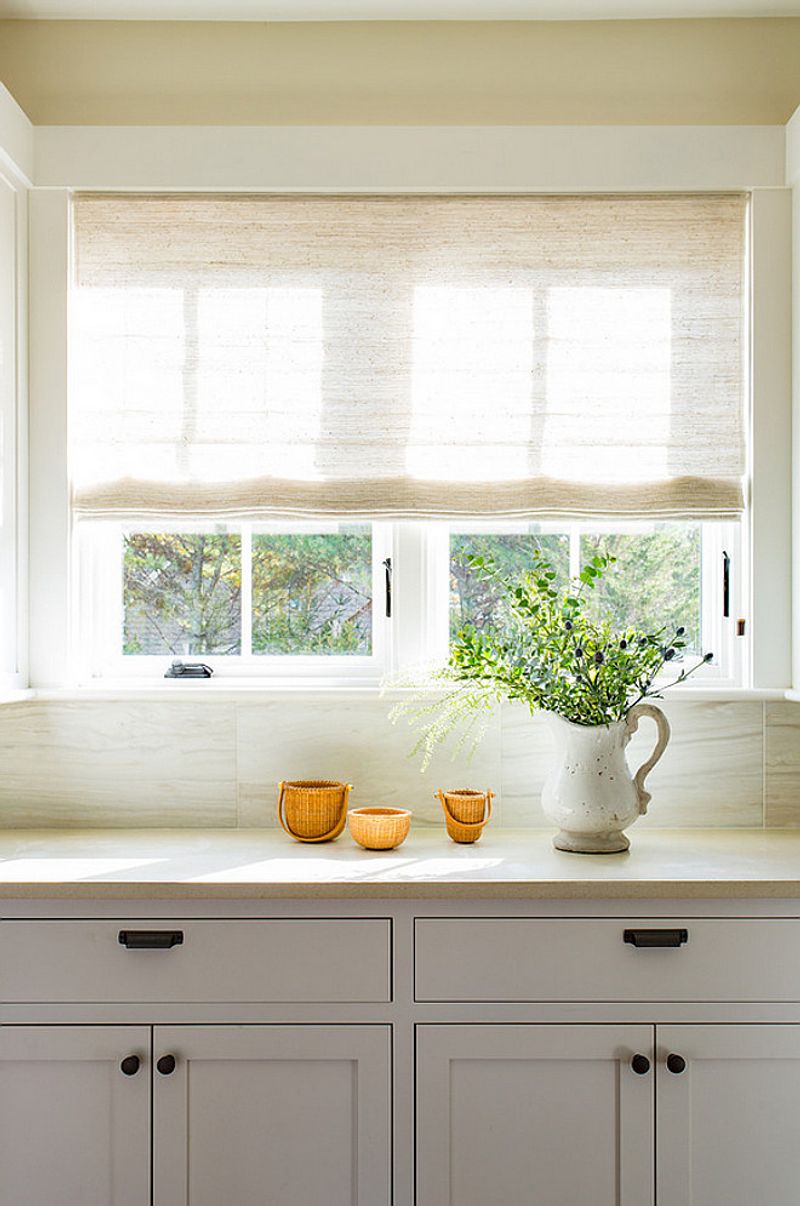 Linen Roman Shades
