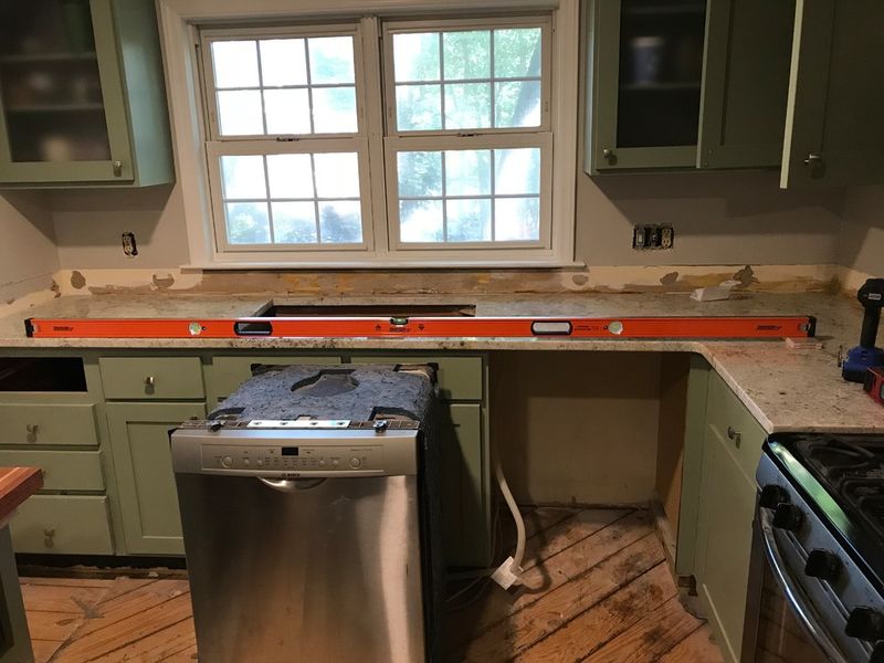 Countertops Installed With Visible Seams