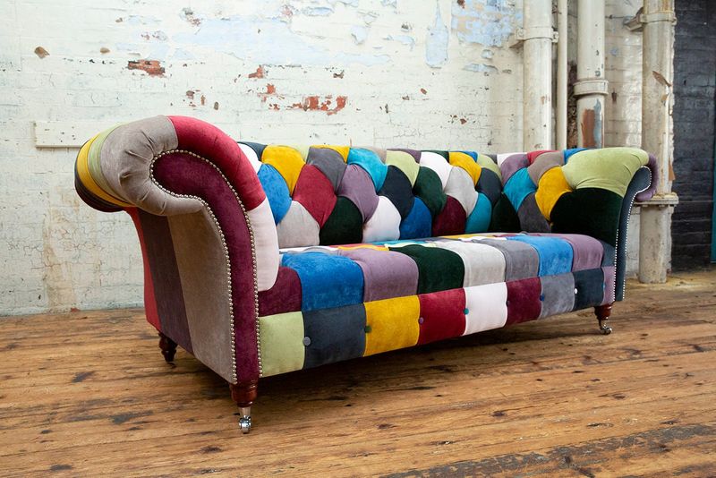 Chesterfield Sofas in Unexpected Materials