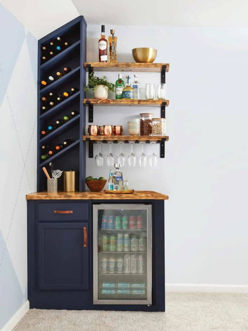 Integrated Wine Racks