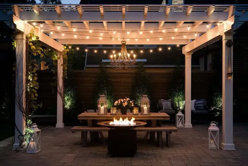 Vintage Chandelier Centerpiece