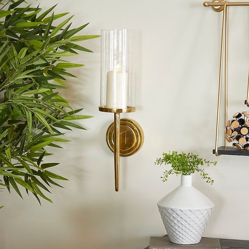 Minimalist candle sconces