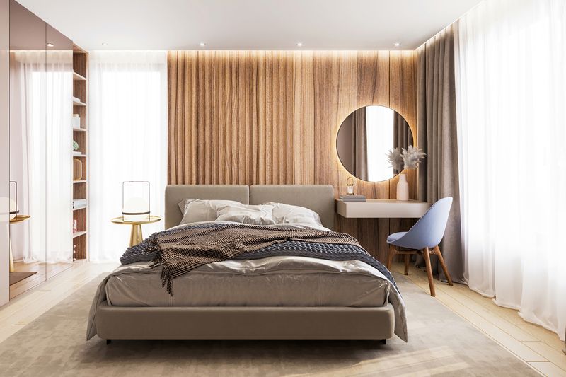 Accent Wall with Subtle Texture