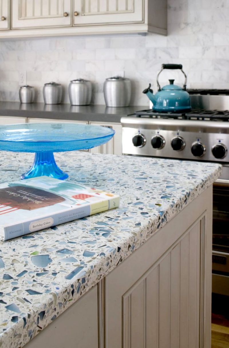 Recycled Glass Countertops
