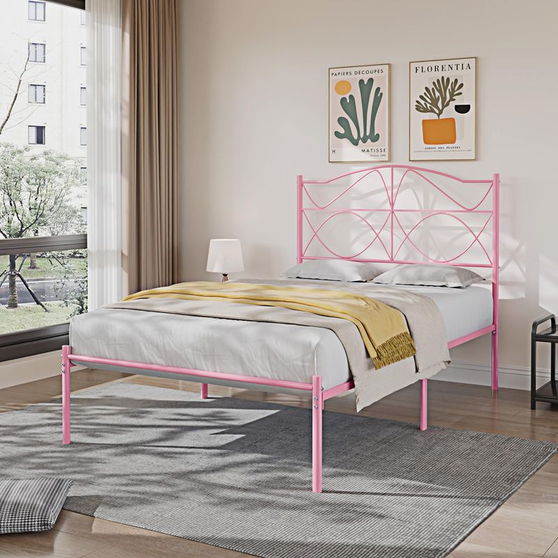 Powder-Coated Colorful Metal Bed