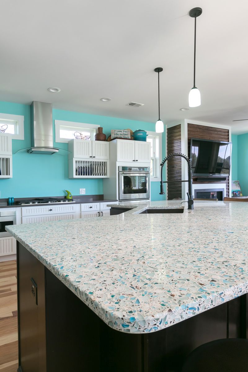 Light Blue Recycled Glass