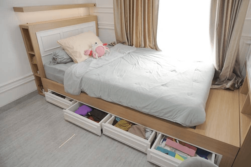 Storage Under the Bed That's Visible