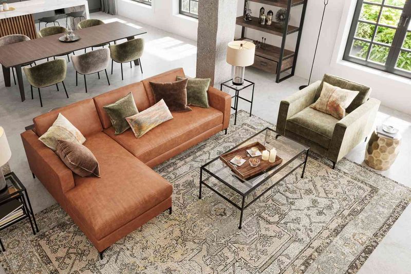 Rugs Sized and Placed to Define Zones Perfectly
