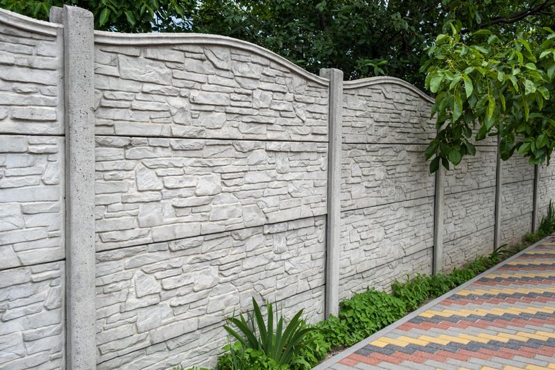 Concrete Block Fencing
