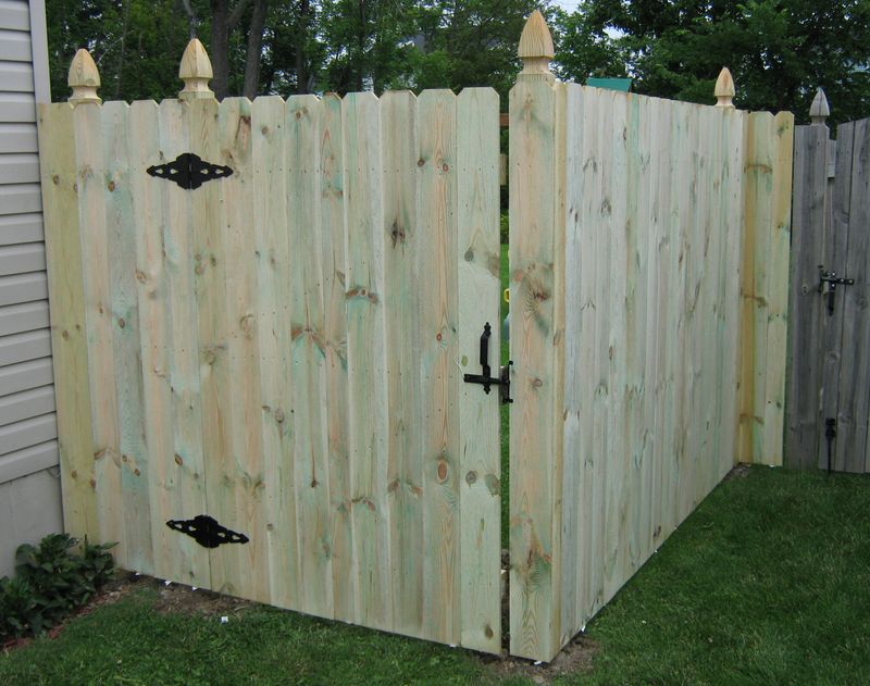 Pressure-Treated Pine Fencing