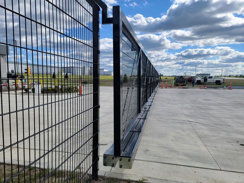 Sliding Steel Mesh Gate