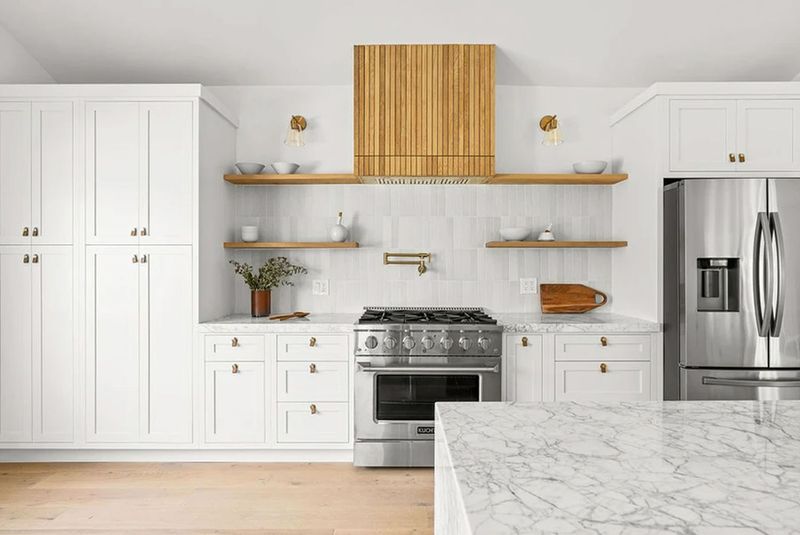 End Behind Floating Shelf