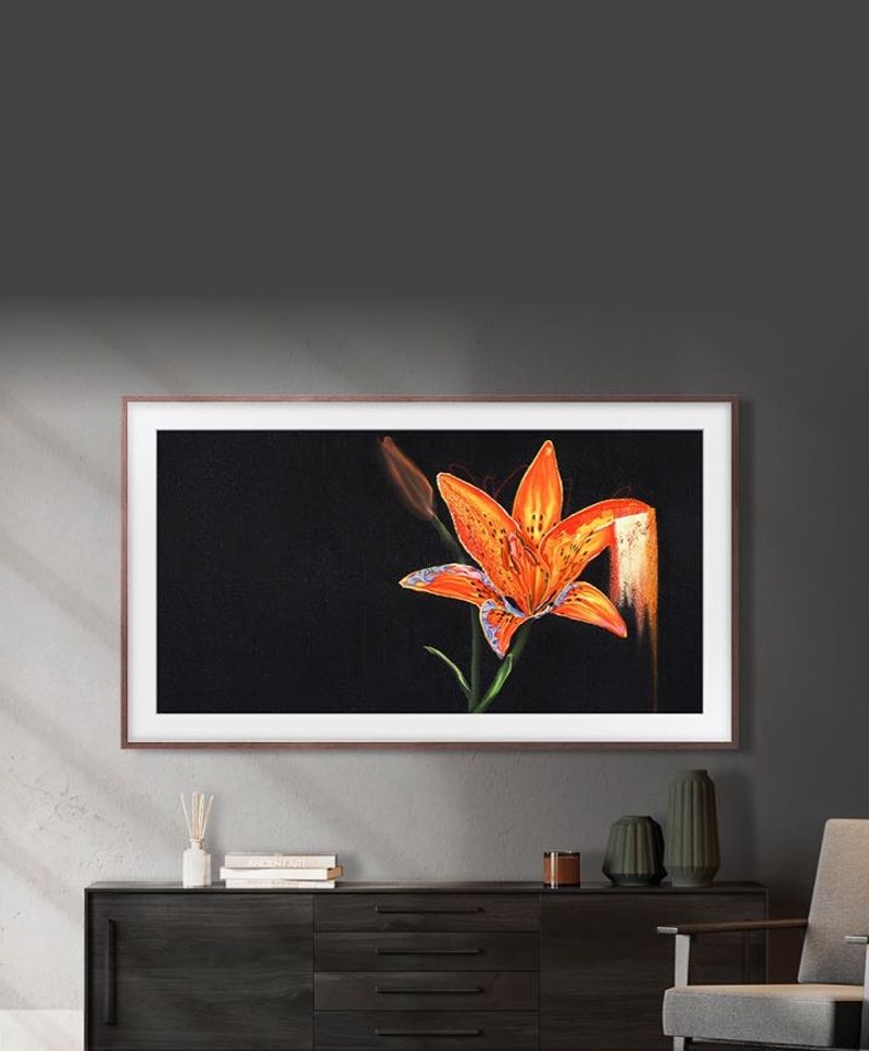 TV frames that disguise screens as art