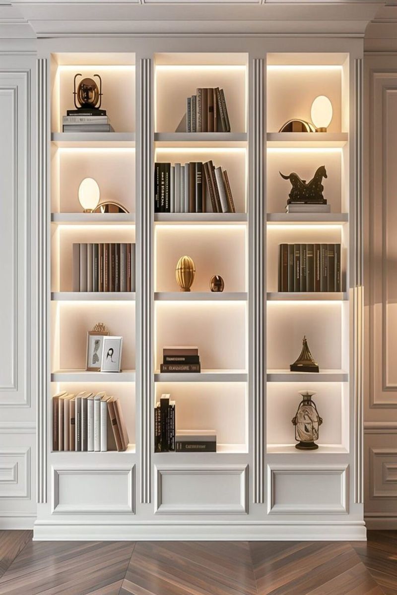 Organized Bookshelves