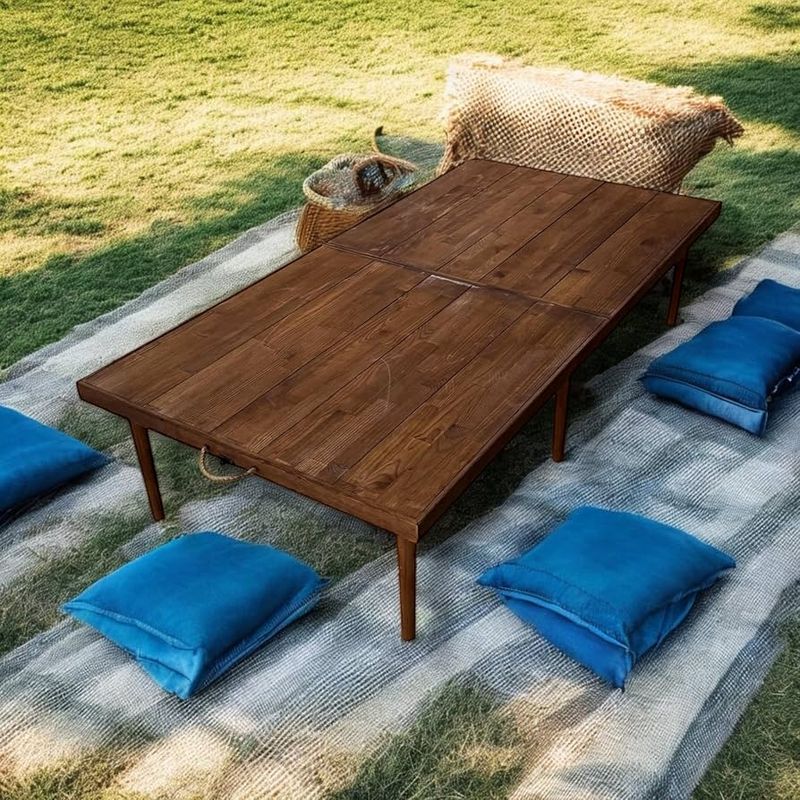 Low Wooden Tables