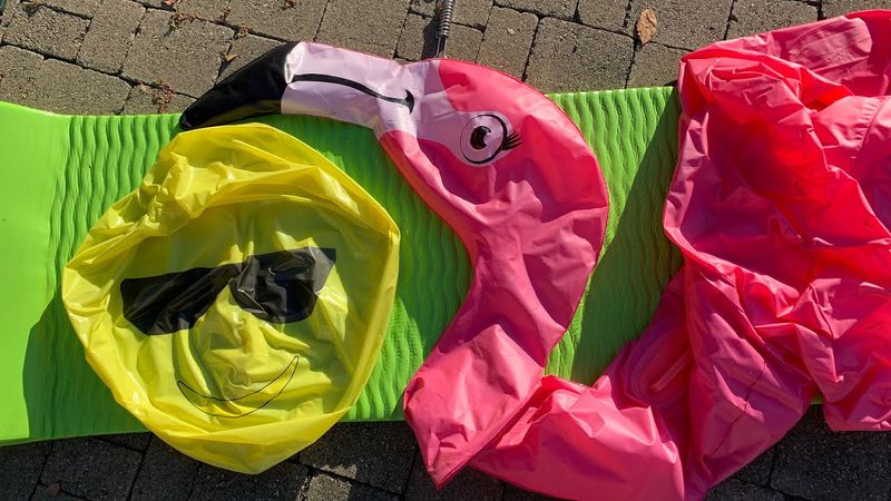Deflated Pool Toys